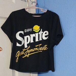 Sprite Graphic Crop Top